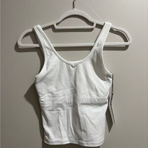 ASOS White Ribbed Women's Tank Top